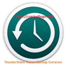 ThunderShare iTunes Backup Extractor 7.7.41 Crack 